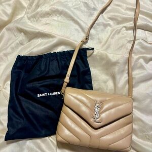 Saint Laurent Tan Crossbody Bag